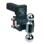 B&W Trailer Hitches B&W Trailer Hitches TS10040B Tow & Stow Adjustable Ball Mount-2-5/16" & 2" Ball 7" Drop 7.5" Rise TS10040B